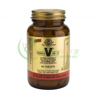 SOLGAR - Formula VM 75 tabs 60s Ατονία - Κόπωση