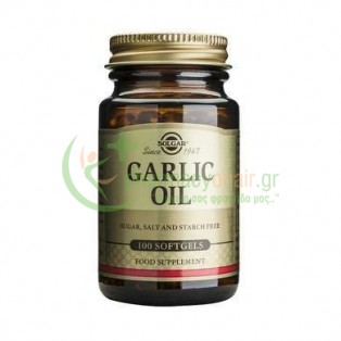 SOLGAR - Garlic Oil softgels 100s Μύκητες