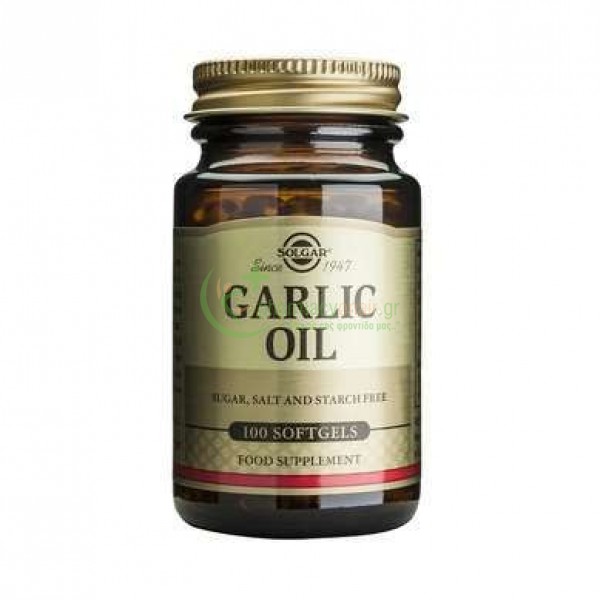 SOLGAR - Garlic Oil softgels 100s Μύκητες SOLGAR - Garlic Oil softgels 100s Μύκητες
