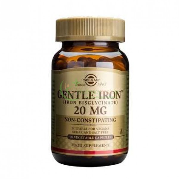 SOLGAR - Gentle Iron™ 20mg veg caps 90s Σίδηρος SOLGAR - Gentle Iron™ 20mg veg caps 90s Σίδηρος