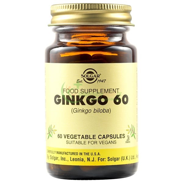 SOLGAR - Ginkgo Biloba veg caps 60s ΣΥΜΠΛΗΡΩΜΑΤΑ ΔΙΑΤΡΟΦΗΣ SOLGAR - Ginkgo Biloba veg caps 60s ΣΥΜΠΛΗΡΩΜΑΤΑ ΔΙΑΤΡΟΦΗΣ