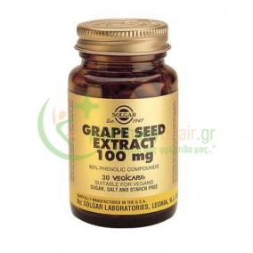 SOLGAR - Grape Seed Extract 100mg veg caps 30s