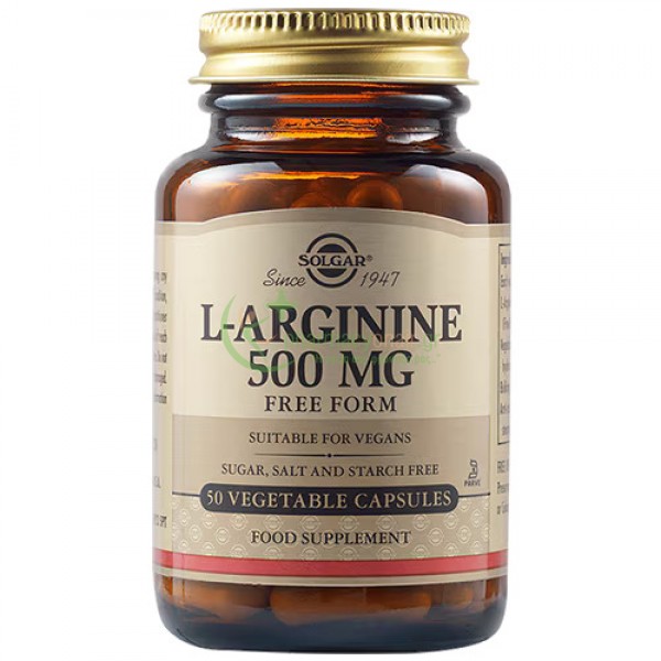 SOLGAR - L-Arginine 500mg veg caps 50s ΑΝΔΡΑΣ