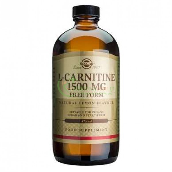 SOLGAR - L-Carnitine 1500mg Liquid 473mL ΚΑΥΣΗ ΛΙΠΟΥΣ