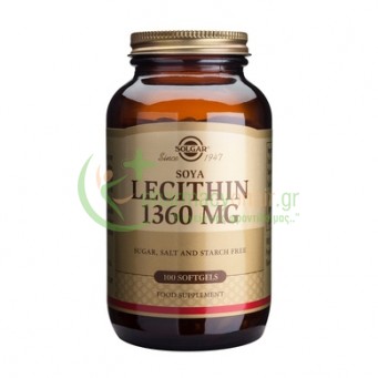 SOLGAR - Lecithin 1360mg softgels 100s