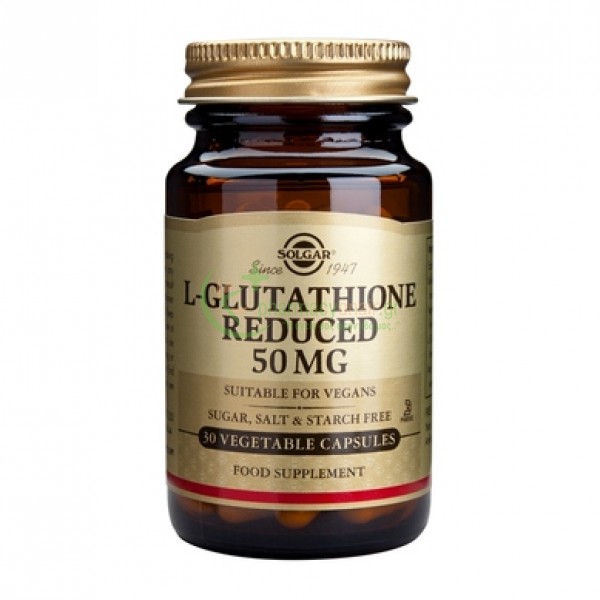 SOLGAR - L-Glutathione 50mg veg caps 30s 