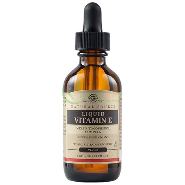 SOLGAR - Natural Liquid Vitamin E Complex 20000IU 59.2mL Πρόληψη & Αντιμετώπιση Ραγάδων SOLGAR - Natural Liquid Vitamin E Complex 20000IU 59.2mL Πρόληψη & Αντιμετώπιση Ραγάδων