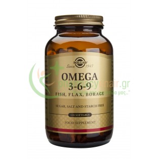 SOLGAR - Omega-3-6-9 softgels 120s
