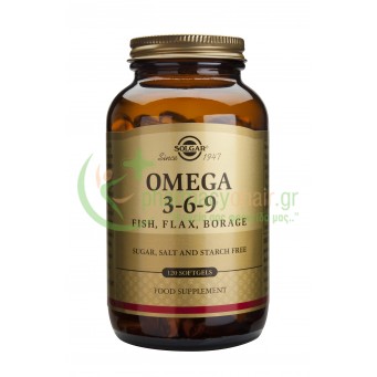 SOLGAR - Omega-3-6-9 softgels 120s