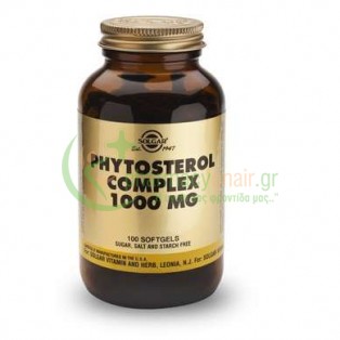 SOLGAR - Phytosterol Complex 1000mg softgels 100s Ενίσχυση Καρδιαγγειακού