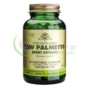 SOLGAR - Saw Palmetto Berry Extract veg caps 60s