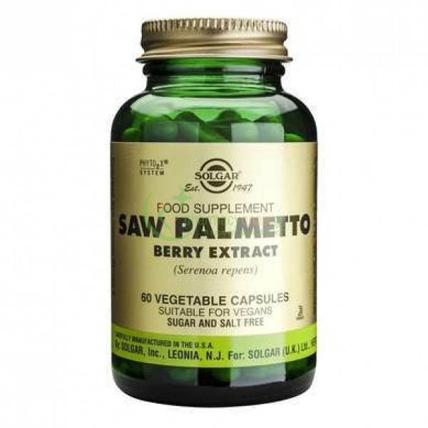 SOLGAR - Saw Palmetto Berry Extract veg caps 60s Ουρολοίμωξη SOLGAR - Saw Palmetto Berry Extract veg caps 60s Ουρολοίμωξη