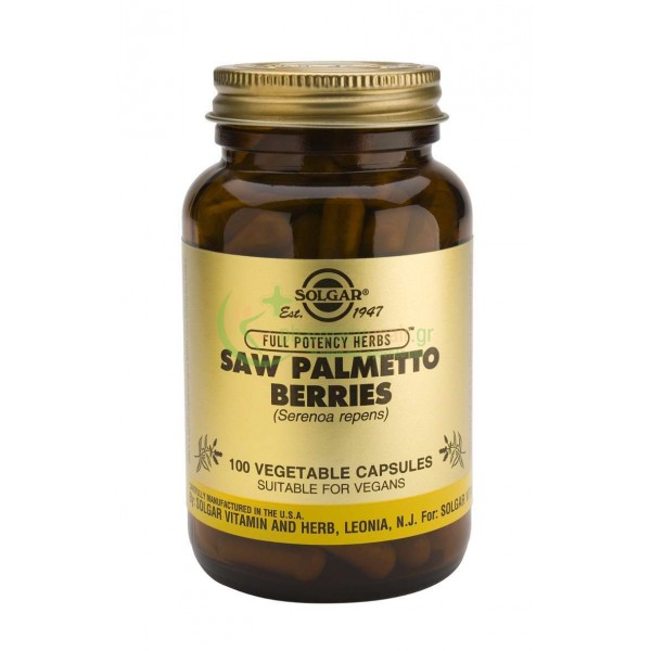 SOLGAR - Saw Palmetto veg caps 100s Προστάτης