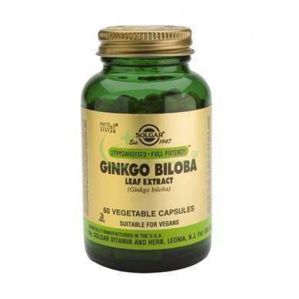 SOLGAR - Ginkgo Biloba Leaf Extract veg caps 60s ΣΥΜΠΛΗΡΩΜΑΤΑ ΔΙΑΤΡΟΦΗΣ SOLGAR - Ginkgo Biloba Leaf Extract veg caps 60s ΣΥΜΠΛΗΡΩΜΑΤΑ ΔΙΑΤΡΟΦΗΣ