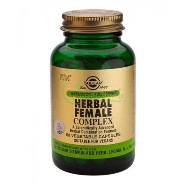 SOLGAR - Herbal Female Complex veg caps 50s Εμμηνόπαυση