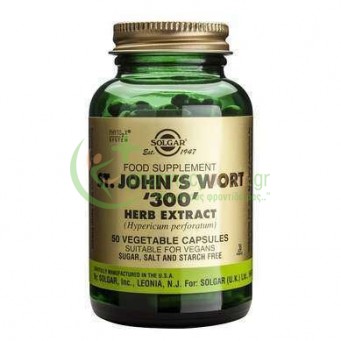 SOLGAR - St. John's Wort Herb Extract 300mg veg caps 50s