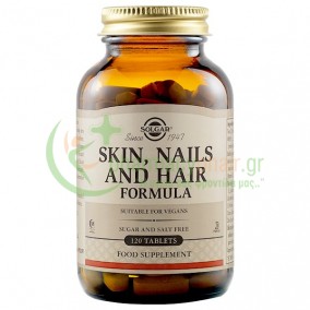 SOLGAR - Skin, Nails and Hair Formula tabs 120s