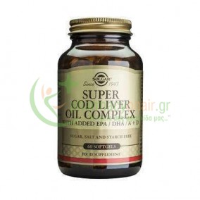 SOLGAR - Super Cod Liver Oil Complex softgels 60s