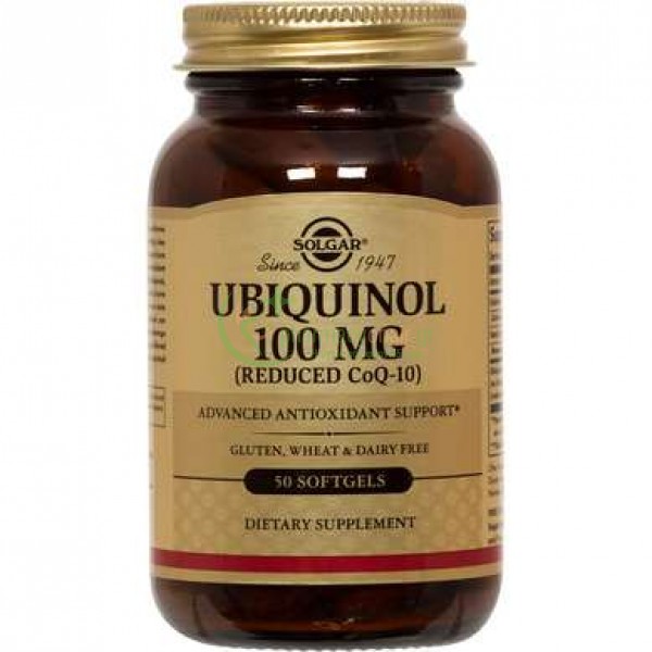 SOLGAR - Ubiquinol 100mg softgels 50s Ατονία - Κόπωση SOLGAR - Ubiquinol 100mg softgels 50s Ατονία - Κόπωση