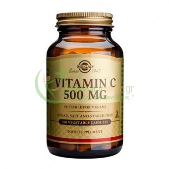 SOLGAR - Vitamin C 500mg veg caps 100s