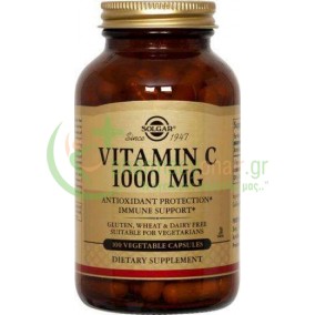 SOLGAR - Vitamin C 1000mg veg caps 100s