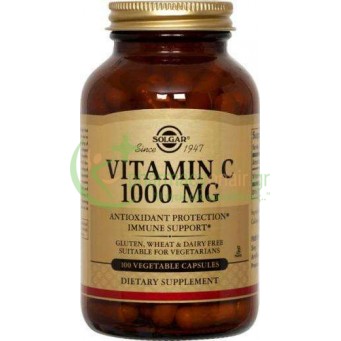 SOLGAR - Vitamin C 1000mg veg caps 100s
