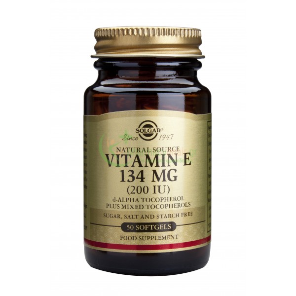 SOLGAR - Vitamin E 200IU softgels 50s