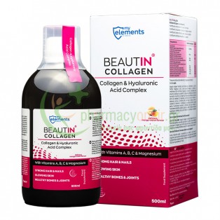 MY ELEMENTS - BeautIn Collagen Κολλαγόνο Μανγκο-Πεπόνι 500mL Τριχόπτωση