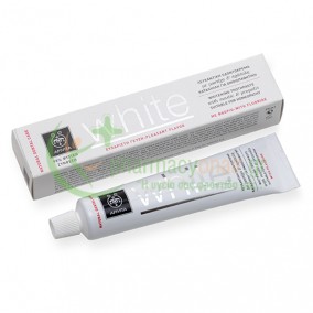 APIVITA - Natural Dental Care White Λευκαντική Οδοντόκρεμα 75mL