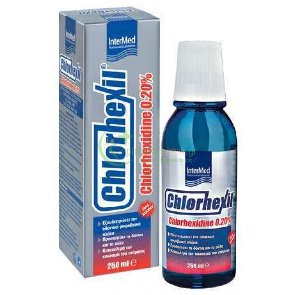 INTERMED - Chlorhexil 0.20% Στοματικό Διάλυμα 250mL Στοματικά Διαλύματα