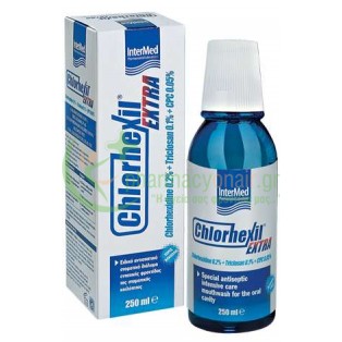 INTERMED - Chlorhexil Extra Στοματικό Διάλυμα 250mL ΦΑΡΜΑΚΕΙΟ