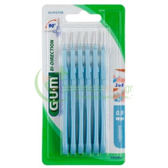 GUM -  Bi-Direction Μεσοδόντια Βουρτσάκια 0-9mm