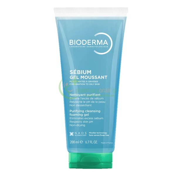 BIODERMA - Sebium Gel Moussant 200mL Καθαρισμός προσώπου - Ντεμακιγιάζ BIODERMA - Sebium Gel Moussant 200mL Καθαρισμός προσώπου - Ντεμακιγιάζ