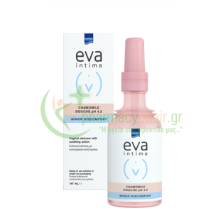INTERMED - Eva Douche Χαμομήλι για την Ευαίσθητη Περιοχή 147mL Καθαρισμός Ευαίσθητης Περιοχής