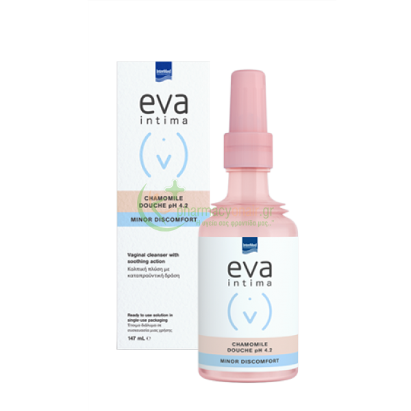 INTERMED - Eva Douche Χαμομήλι για την Ευαίσθητη Περιοχή 147mL Καθαρισμός Ευαίσθητης Περιοχής INTERMED - Eva Douche Χαμομήλι για την Ευαίσθητη Περιοχή 147mL Καθαρισμός Ευαίσθητης Περιοχής