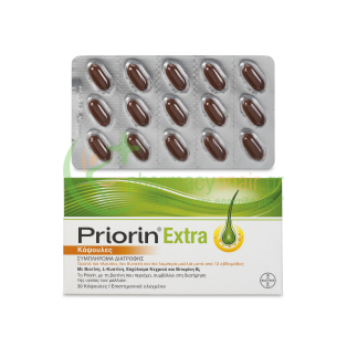 BAYER - Priorin Extra Κατά της Τριχόπτωσης caps 30s Αντιμετώπιση Τριχόπτωσης