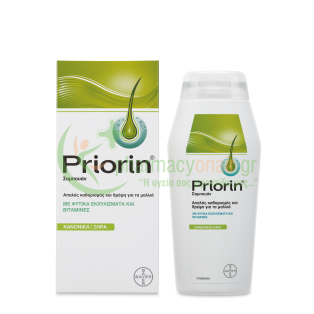 BAYER - Priorin Σαμπουάν για Κανονικά-Ξηρά Μαλλιά 200mL