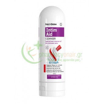 FREZYDERM - Intim Aid Cleanser Εξειδικευμένο Καθαριστικό της Ευαίσθητης Περιοχής 200mL