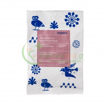 KORRES - Καραμέλες με Μέλι & Echinacea για το Λαιμό 60gr