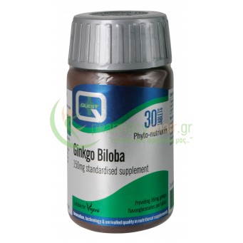 QUEST - Ginkgo Biloba 150mg extract tabs 30s
