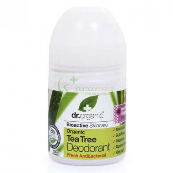 DR.ORGANIC - Organic Tea Tree Αποσμητικό 50mL Αποσμητικά