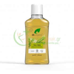 DR.ORGANIC - Organic Tea Tree Στοματικό Διάλυμα 500mL Στοματικά Διαλύματα