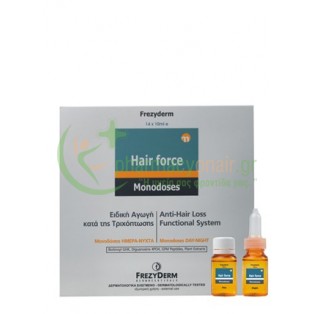 FREZYDERM - Hair Force Monodose Day/Night 14x10mL Αντιμετώπιση Τριχόπτωσης
