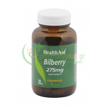 HEALTH AID - Bilberry 275mg tabs 30s