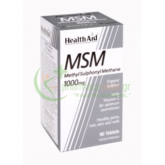 HEALTH AID - MSM 1000mg with Vitamin C tabs 90s