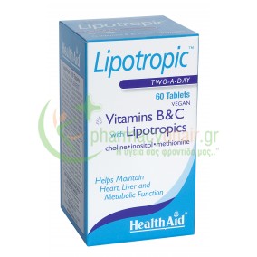 HEALTH AID - Lipotropic with Vitamin B & C Prolonged Release tabs 60s