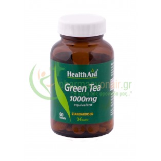 HEALTH AID - Green Tea 1000mg tabs 60s Πράσινο Τσάι (Green Tea)