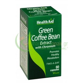 HEALTH AID - Green Coffee Bean Extract caps 60s Πράσινος Καφές (Green Coffee)