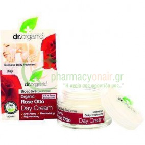 DR.ORGANIC - Organic Rose Otto Day Cream 50mL